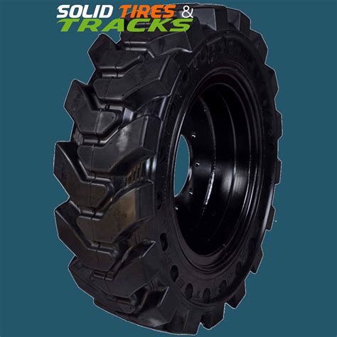 foam fill tires skid steer|solid rubber tires for bobcat.